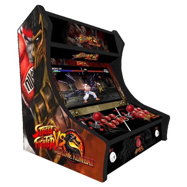 2 Player Bartop Arcade Machine -  Street Fighter vs Mortal Kombat v2